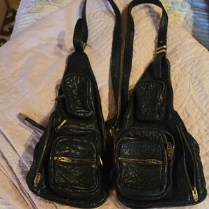 Alexandee Wang Black Leather Belt Bag